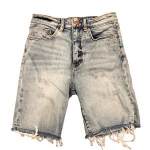 Anthropologie Pilcro Jean Shorts Bermuda Denim Long
